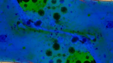 Mikroskobik desenleri, renkleri ve boyalar