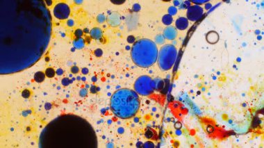 Mikroskobik desenleri, renkleri ve boyalar