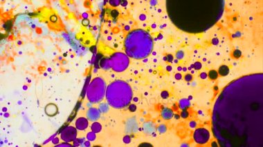 Mikroskobik desenleri, renkleri ve boyalar