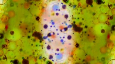 Mikroskobik desenleri, renkleri ve boyalar