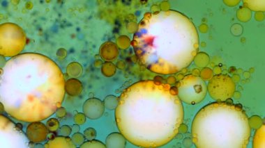 Mikroskobik desenleri, renkleri ve boyalar