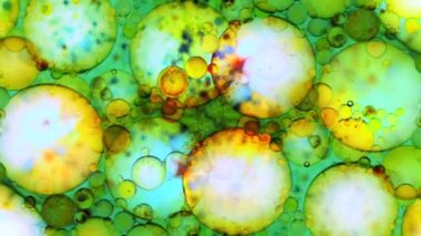 Mikroskobik desenleri, renkleri ve boyalar