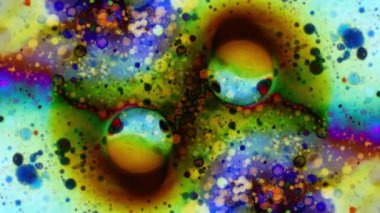 Mikroskobik desenleri, renkleri ve boyalar