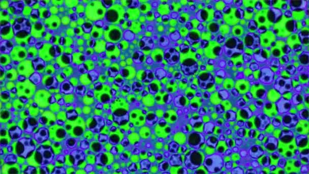 Mikroskopijne wzorów, kolorów i farb — Wideo stockowe