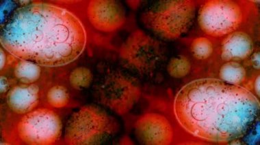 Mikroskobik desenleri, renkleri ve boyalar