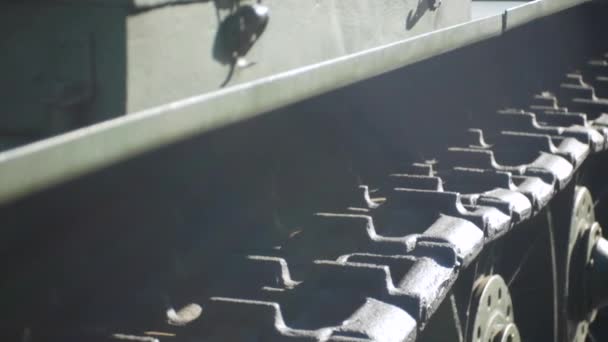 Tank t-34 gånger av världen kriger II — Stockvideo