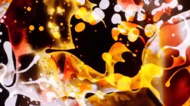 Fantastik desenler renkler ve boyalar