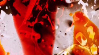 Fantastik desenler renkler ve boyalar