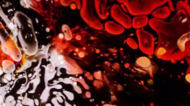 Fantastik desenler renkler ve boyalar