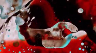 Fantastik desenler renkler ve boyalar