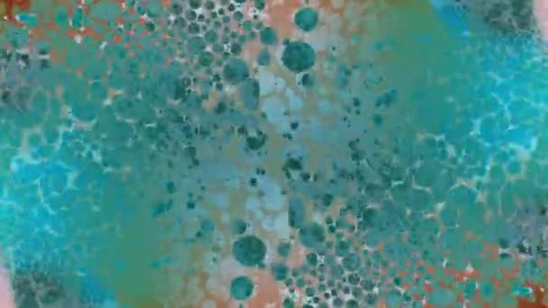 Fantastiques motifs de couleurs et de peintures — Video