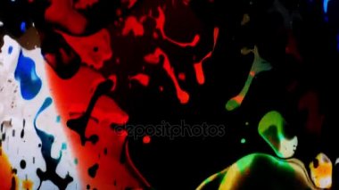 Fantastik desenler renkler ve boyalar