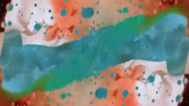 Fantastik desenler renkler ve boyalar