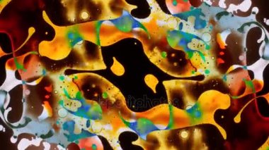 Fantastik desenler renkler ve boyalar