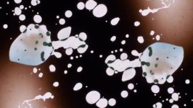 Fantastik desenler renkler ve boyalar