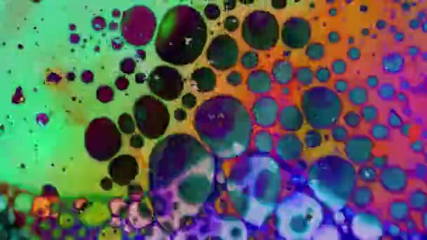 Kaléidoscope des couleurs. Motifs abstraits. Vue microscopique 