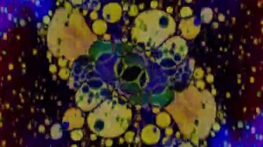 Kaleydoskop renk. Soyut Patterns.microscopic görünümü