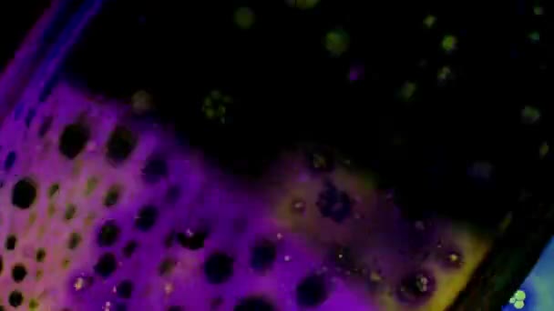 Kaléidoscope des couleurs. Motifs abstraits. Vue microscopique 