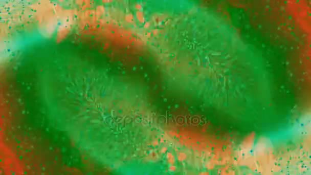 Kalejdoskop Kolorów Abstrakcyjne Wzory Tuszu Wodzie Widok Mikroskopowy — Wideo stockowe