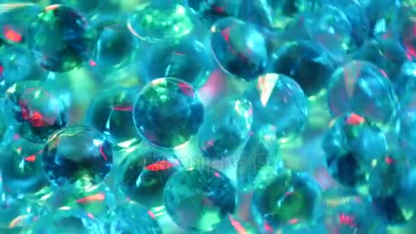 Emeralds Precious Stones Slow Motion — Stock Video