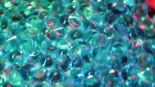 Emeralds Precious Stones Slow Motion — Stock Video