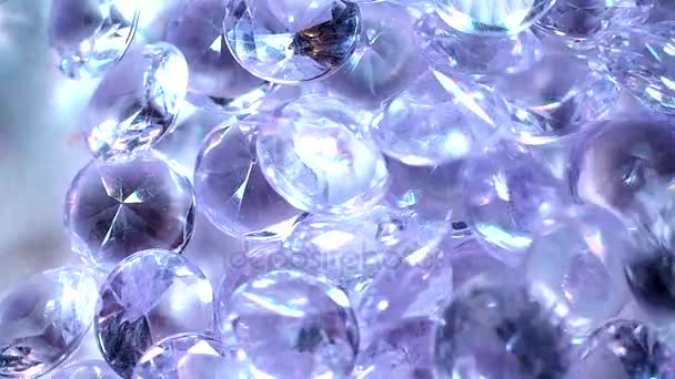 蓝宝石Shires 珍贵的石头 慢动作 — 图库视频影像