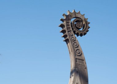 Viking gemi burun parçası