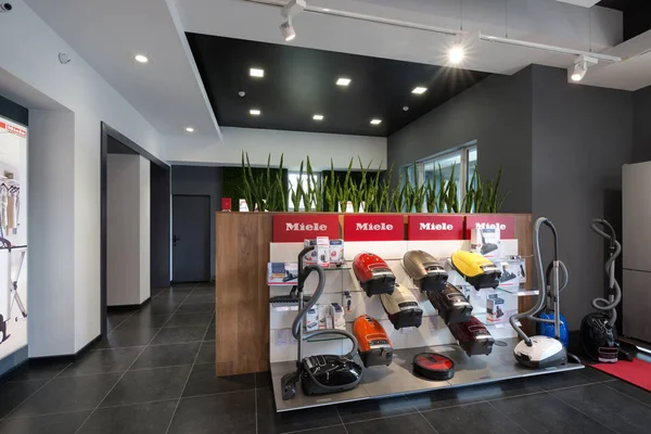 Minsk, Beyaz Rusya - 25 Haziran 2017: Minsk (Belarus Miele satış ofisi).
