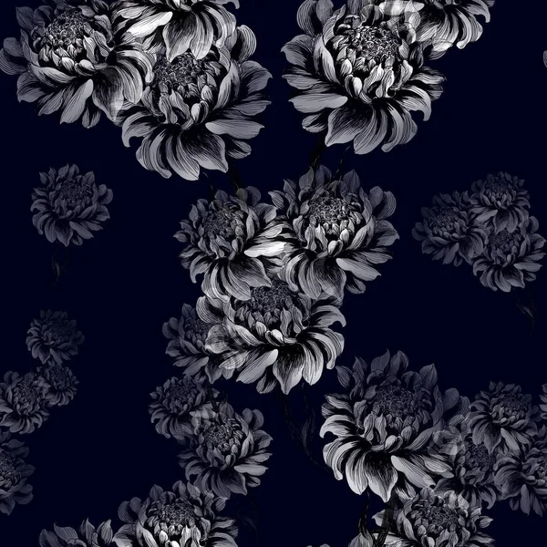 Безшовні шпалери - імбирні квіти . — стокове фото