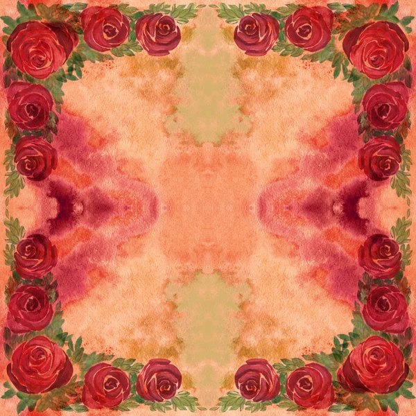 Fondo de pantalla abstracto con motivos florales . —  Fotos de Stock