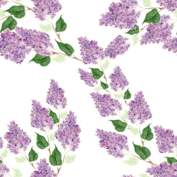 Lila - virágok és levelek. Varrat nélküli mintát. Absztrakt háttérkép virág motívumokkal. Háttérkép — Stock Fotó