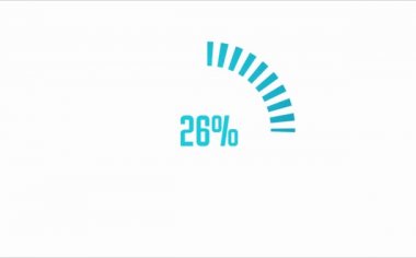 Renkli yükleme daire.