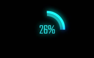 Renkli yükleme daire.