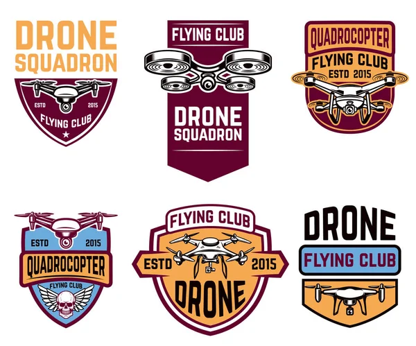Amblem drone ile kümesi. 