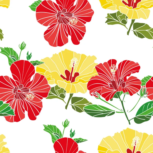 vektör sorunsuz çiçek desenli boyalı çiçek, kumaş, kağıt