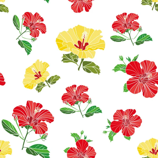 vektör sorunsuz çiçek desenli boyalı çiçek, kumaş, kağıt