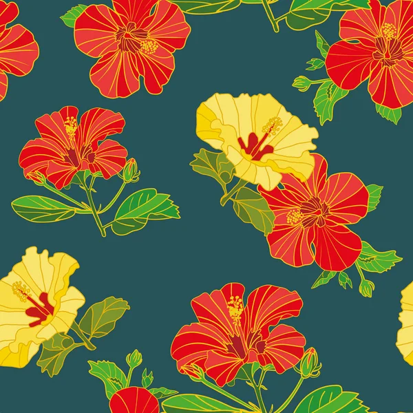 vektör sorunsuz çiçek desenli boyalı çiçek, kumaş, kağıt