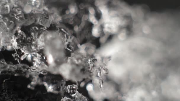 La neige fond Macro — Video