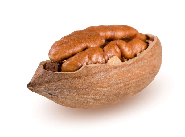 Орехи орехи орехи, выделенные на белом фоне — стоковое фото