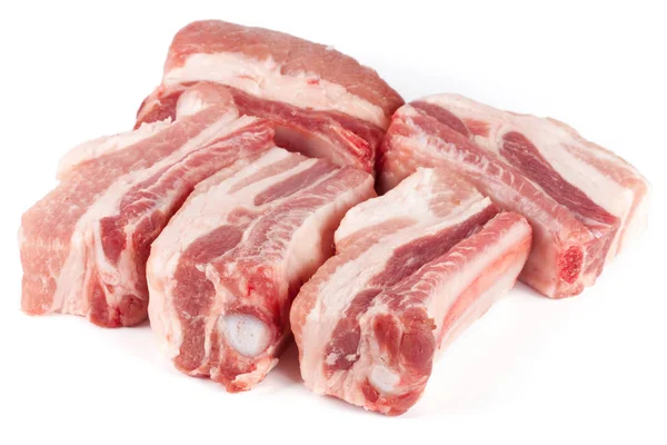 Biter av svin som er isolert på hvit bakgrunn – stockfoto