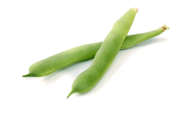 Green beans isolated on a white background — Stock Photo, Image