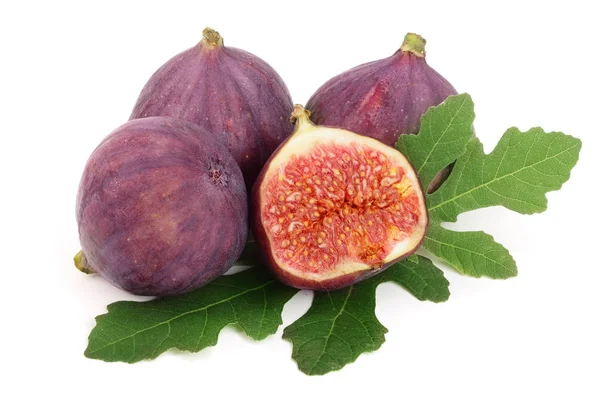 incir meyve ile izole üzerinde beyaz arka plan bırakır