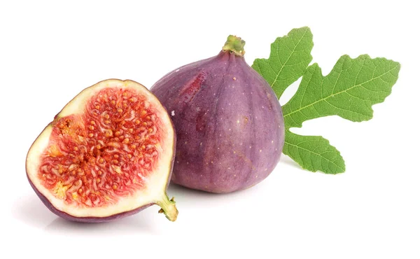 incir meyve ile izole üzerinde beyaz arka plan bırakır