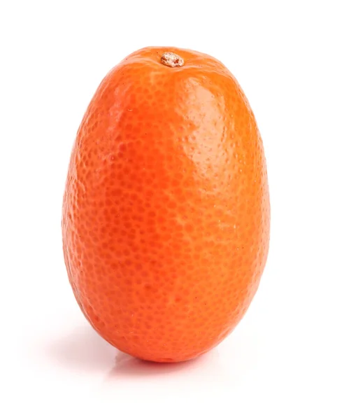 Cumquat o kumquat isolato su sfondo bianco da vicino — Foto Stock