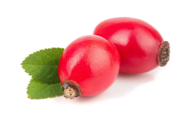 Рожева хіп-хоп ягода з листям ізольовані на білому фоні макрос — стокове фото
