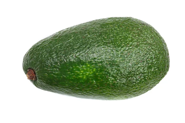 Aguacate entero aislado sobre fondo blanco de cerca —  Fotos de Stock