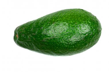 Beyaz arka plan yakın çekim izole bütün avokado