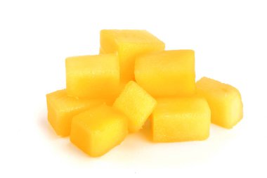 küp beyaz arka plan yakın çekim izole Mango meyve