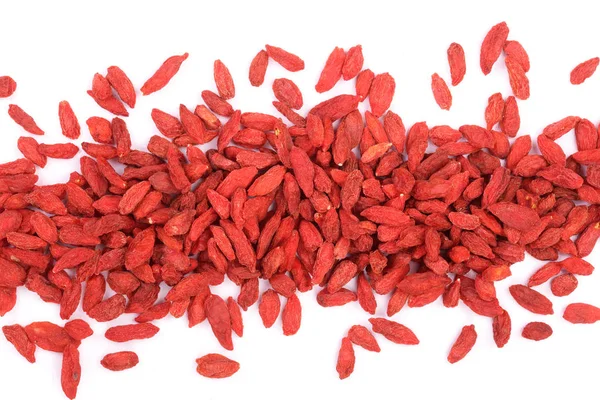 Dried goji berries Isolated on white background — Stock Photo, Image