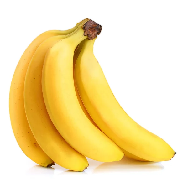 Bunch of bananas isolated on white background — Stock Photo, Image